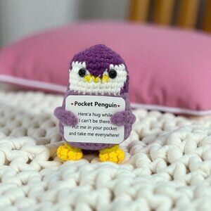 Emotional Support Crocheted Penguin